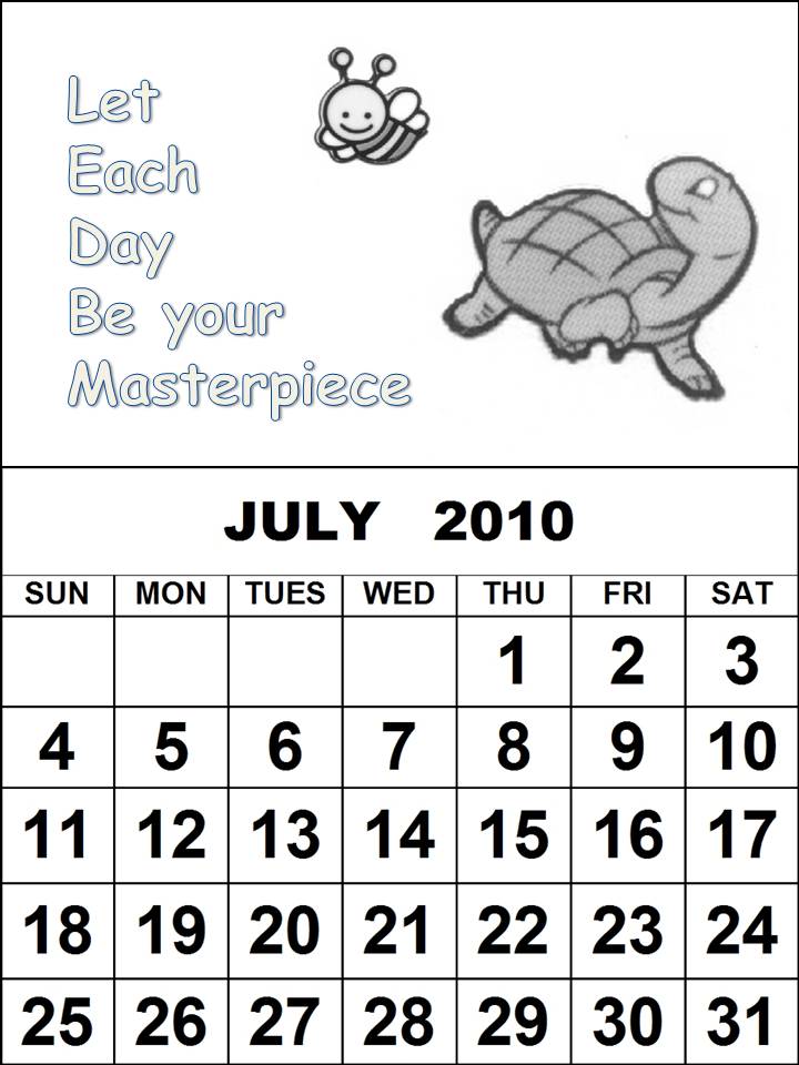cute cartoon characters coloring pages. july calendar 2010. cartoon