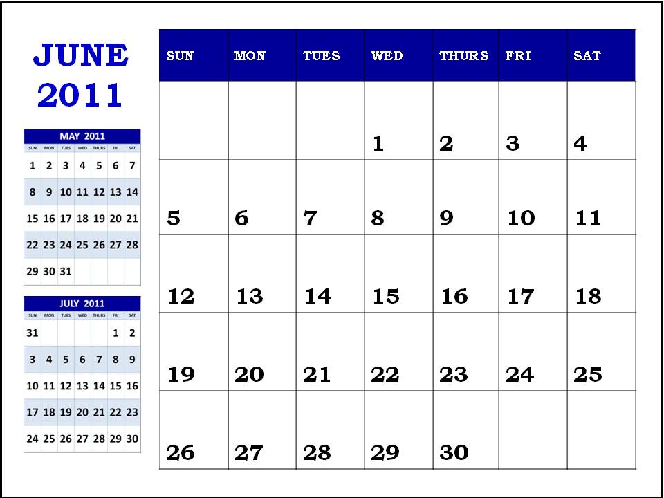 june calendars 2011. june calendars 2011.