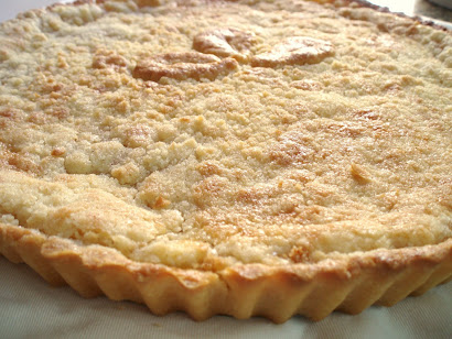 Tarta crumble de manzana