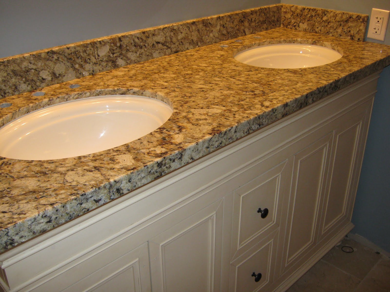 Jessica and Bruce Home Renovation Granite Vanity Top