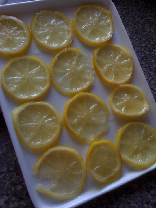 Yummy Goodness: Candied Lemon Wheels
