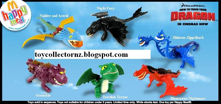 Toy Collector New Zealand: McDonalds How to Train Your Dragon Happy