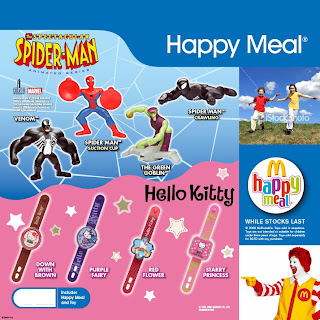 mcdonalds spiderman toys