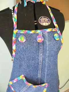 Suzanne's Crazy For Collars: ONE PAIR OF “MOMMY” JEANS: 4 NEW APRONS ...
