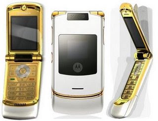 Gorgeous Motorola RAZR Gold and Platinum ~ MOST EXPENSIVE GADGETS
