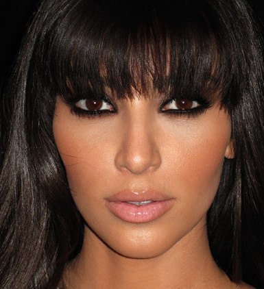 kim kardashian makeup routine. in yesterday#39;s makeup?