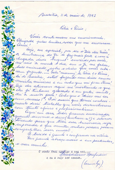 Carta de D. Carminha Manfredini