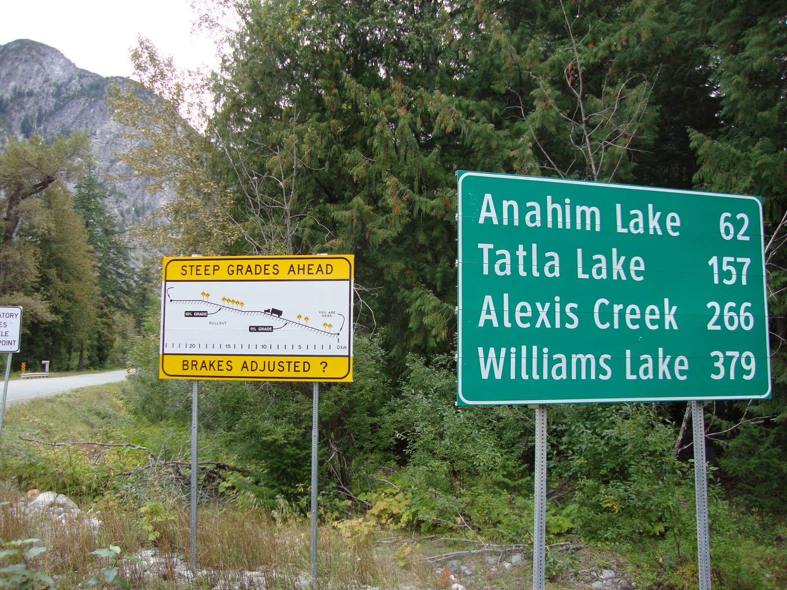 A Tangled b Day 5.....Bella Coola to Nimpo Lake