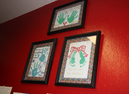 Agape Love Designs: Christmas Handprint Art for Children