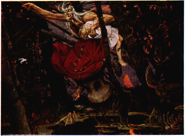 Васнецов баба яга картина описание