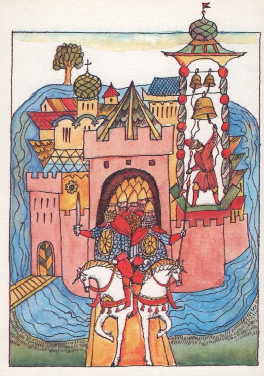 Рисунки к сказке пушкина о золотом петушке