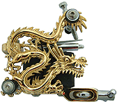 Dragon Tattoo Machine 1 Gold