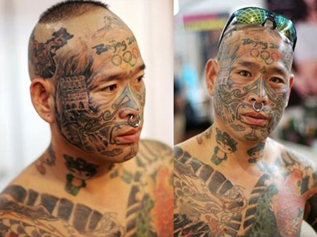 tatouage olympique Chine 