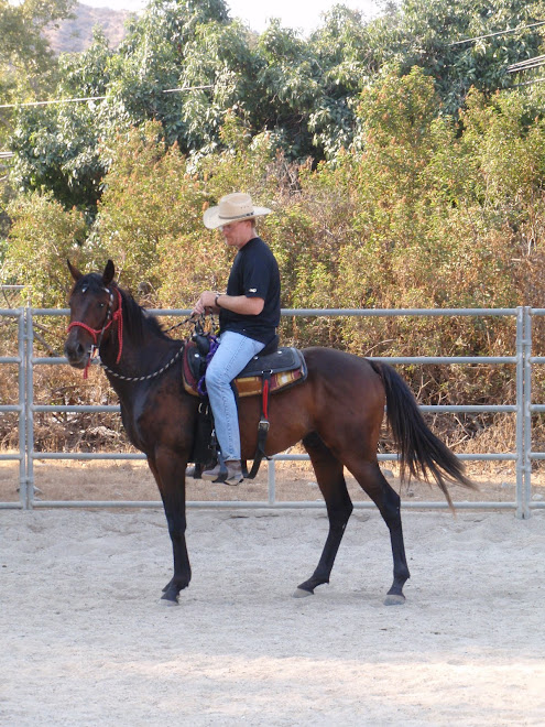 Ryder with his new dad in Orange County