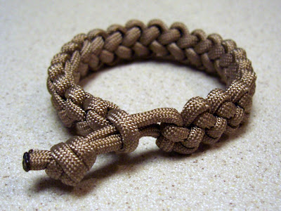 How to Make a Paracord Bracelet Chain Links Paracord Knot Tutorial 