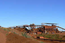 Cape Lambert Iron Ore Stockpile.