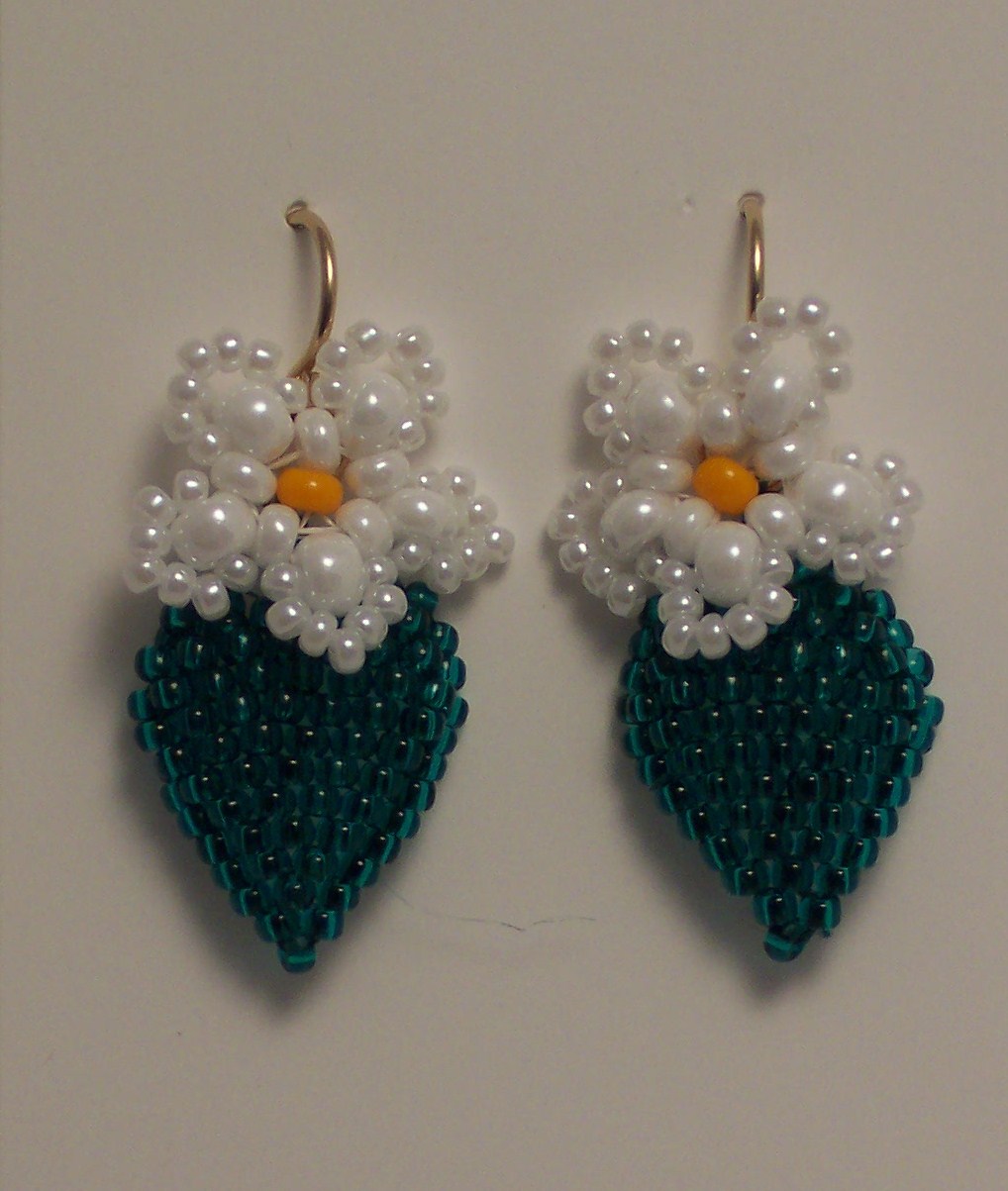 Серьги из бисера