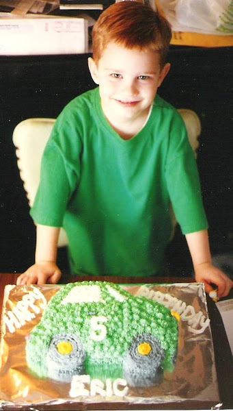 Eric's 5th Birthday Car Cake