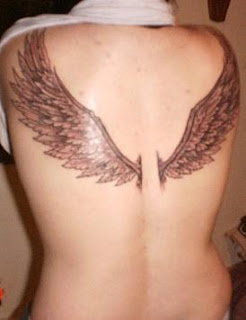 Angel Tattoo Designs Especially Angel Wings Tattoos With Image Female Back Piece Angel Wings Tattoo Picture 2