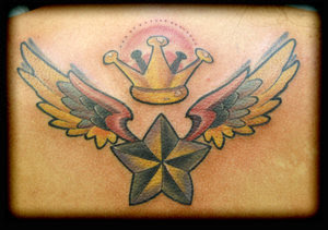 Nice Star Tattoos With Image Tattoo Designs Especially Wings Star Tattoo Picture 2