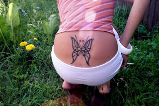 Nice Butterfly Tattoos With Image Butterfly Tattoo Designs For Female Lower Back Butterfly Tattoo Picture 4