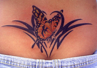 Nice Butterfly Tattoo With Image Butterfly Tattoo Designs For Female Lower Back Butterfly Tattoos Picture 4