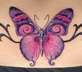 Nice Butterfly Tattoo With Image Butterfly Tattoo Designs For Female Lower Back Butterfly Tattoos Picture 3