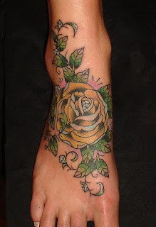 Amazing Flower Tattoos With Image Flower Tattoo Designs For Female Tattoo With Foot Flower Tattoo Picture 4