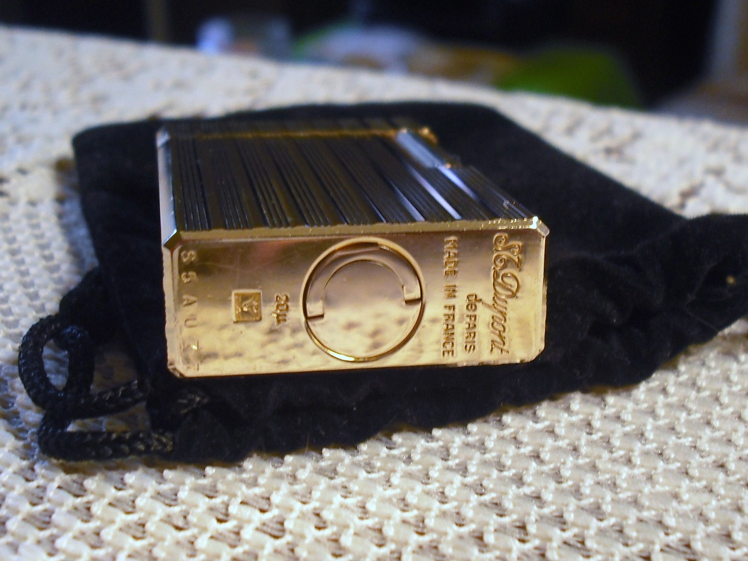 Trade Brigade St. Dupont//Gold Plated//Butane Lighter