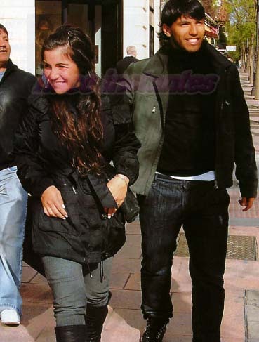 Haceinstantes: Fotos del Kun Aguero y Gianina Maradona