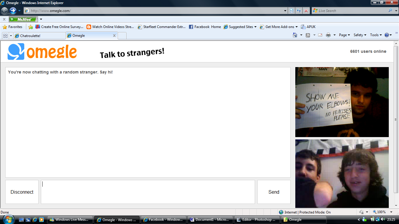 There is this website called Omegle.com. 