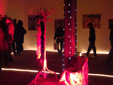 Inauguración de la exposición en la sala 2 de la Fundación-Museo La Maquinista