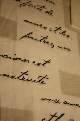 Make These Cute French Script Curtains For Under 5