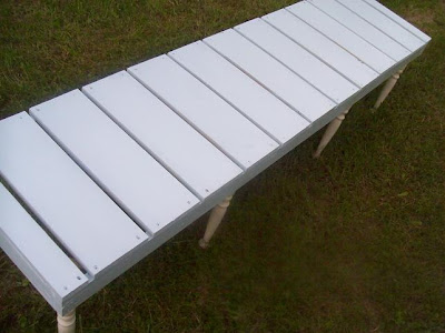 Quick and easy outdoor bench tutorial