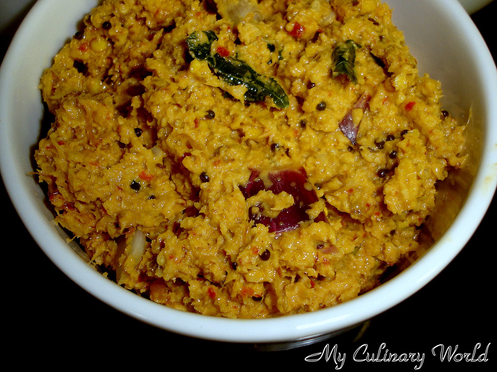 My Culinary World Kobbari Pachadi/ Coconut Chutney