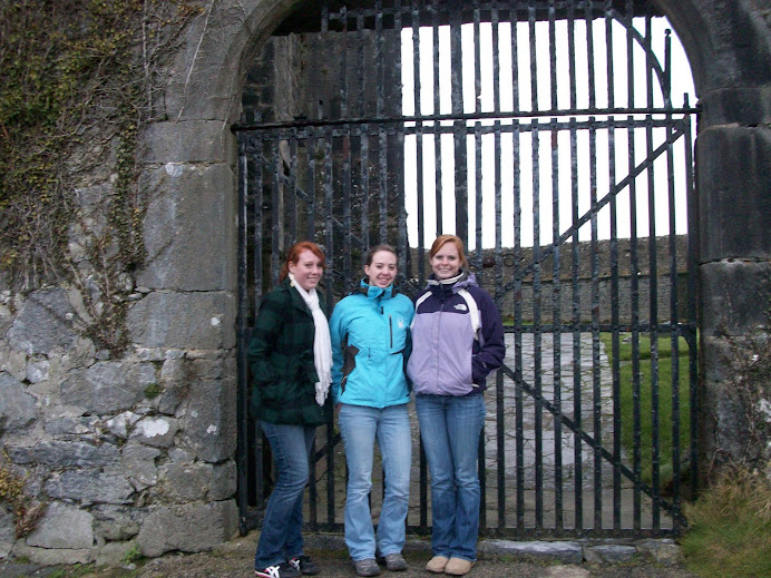Beth, Katie, and I at the Dunguaire Castle