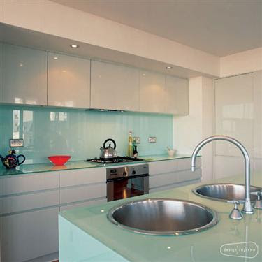 How to Install a Solid Glass Backsplash