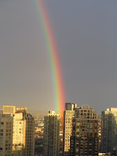 rainbow over Vancouver B.C.