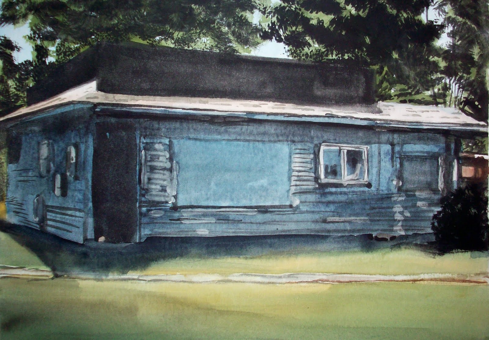 Arni's Art Blog "AMORY MISSISSIPPI GROCERY STORE?"