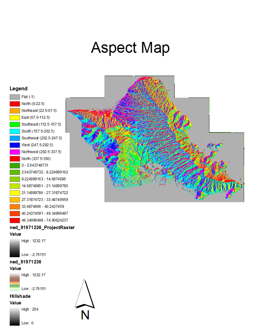 Geography 7 Lab 1E Week 7 Digital Elevation Models