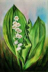 valley lily watercolor