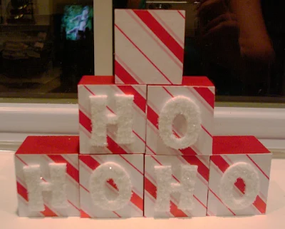 Christmas block craft