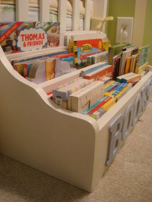 Rolling book cart