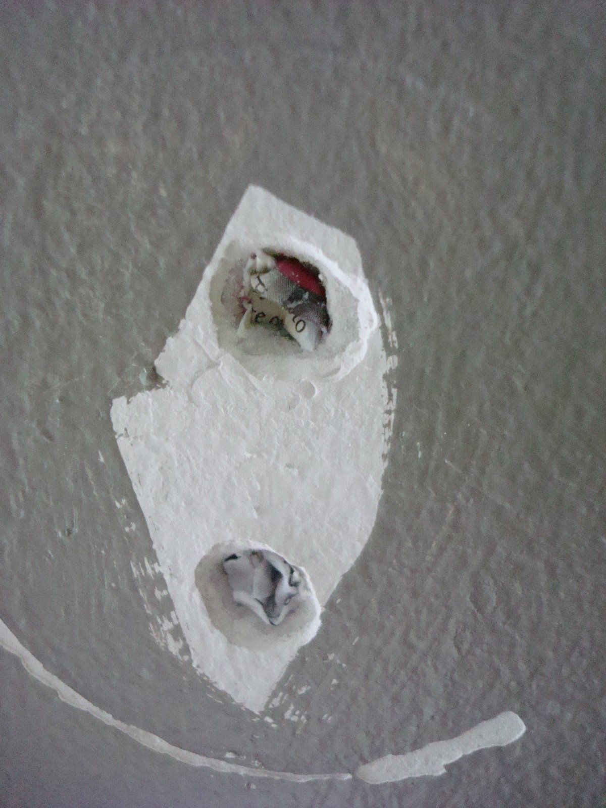 How to patch anchor holes in wall