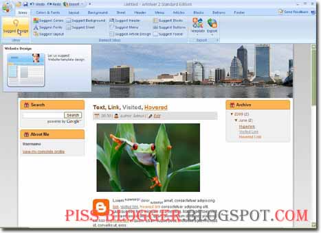 Tutorial membuat Template dengan Artisteer Tutorial membuat Template dengan Artisteer