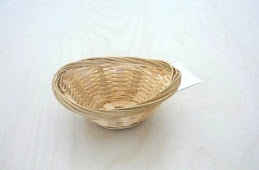 Cesto de vime 10cm oval