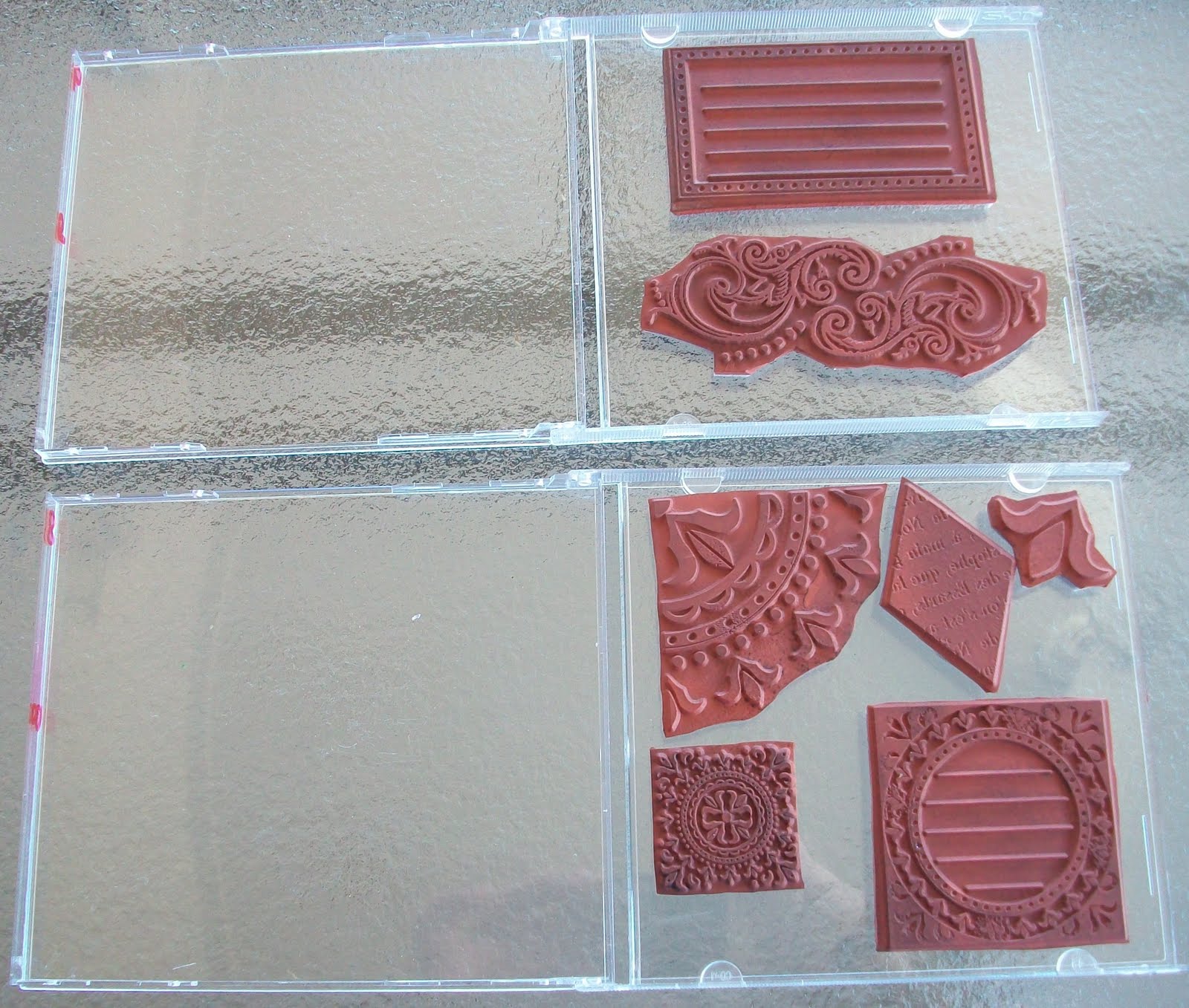 Createwithease Storing My Unmounted Rubber Stamps