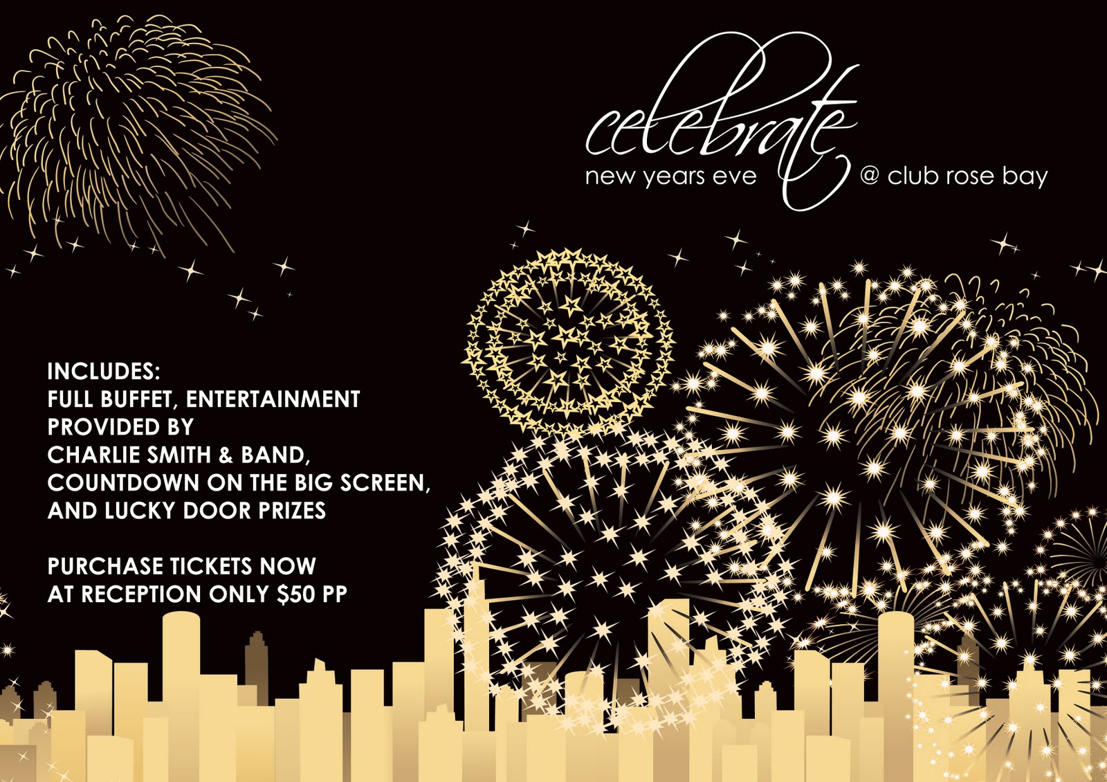 Club Rose Bay New Years Eve Club Rose Bay