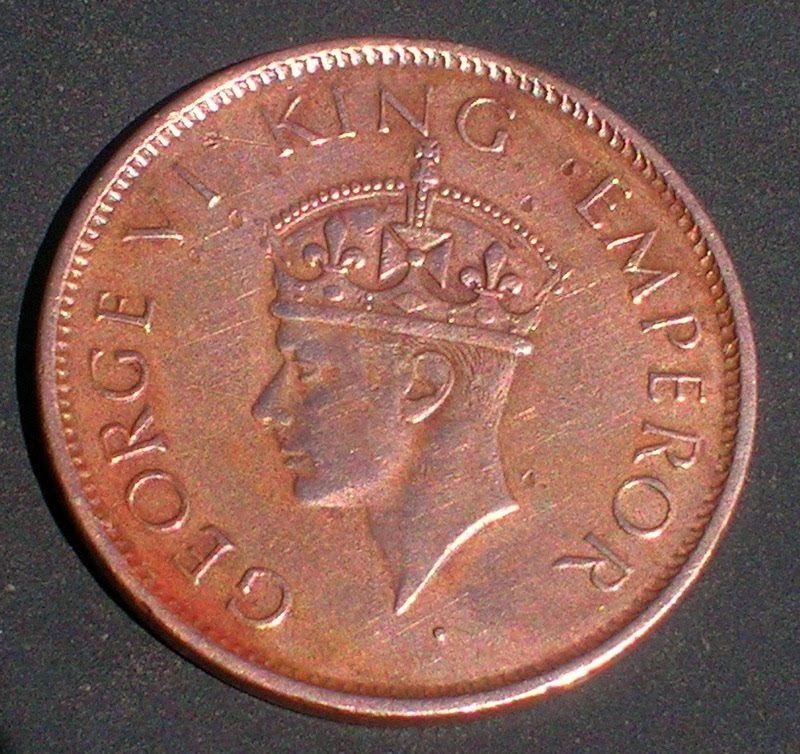 british-india-coins-george-vi-king-emperor-one-quarter-anna-india-1940