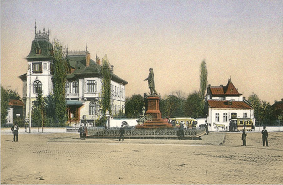 Bucurestiul vechi Piata Alexandru Lahovari